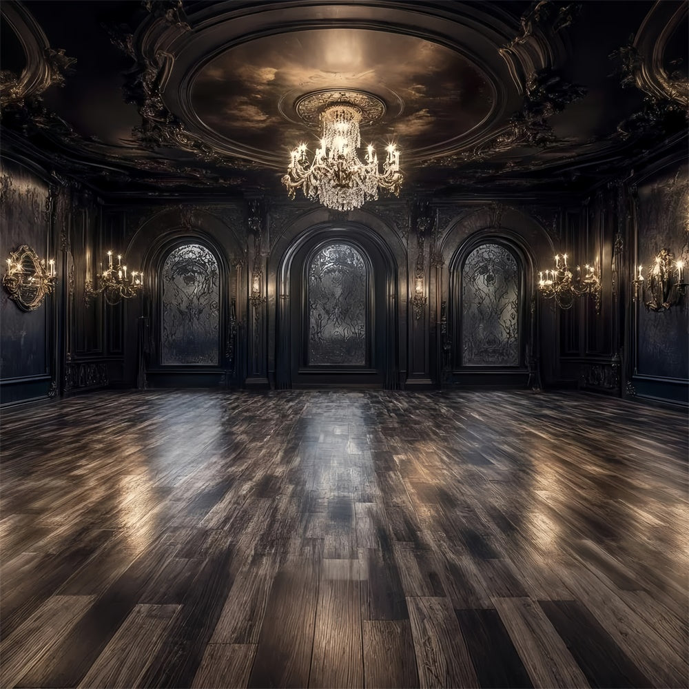 Vintage Backdrops Royal Darkness Banquet Hall Backdrop UK CSH57-90