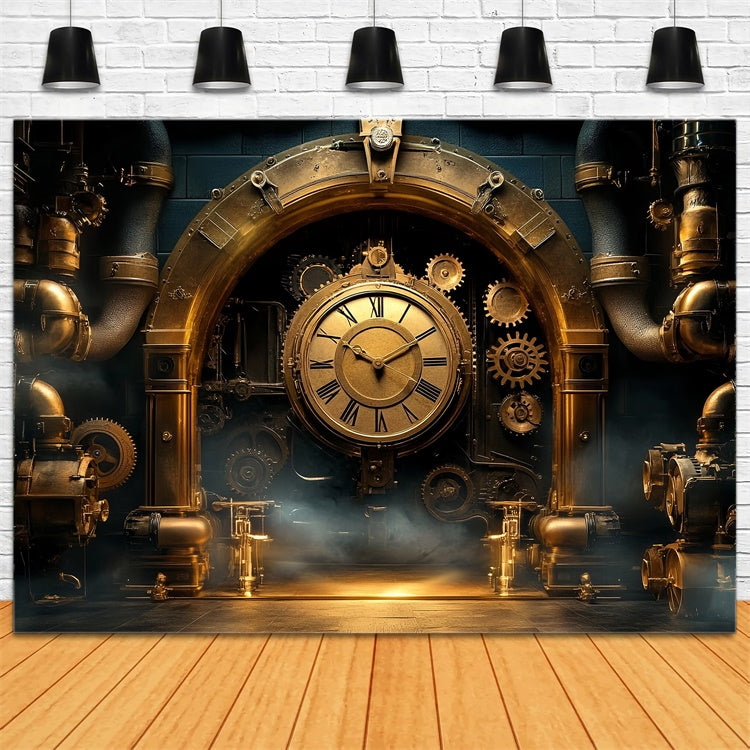 Victorian Backdrop Gothic Engine Room Vintage Backdrops UK CSH57-98