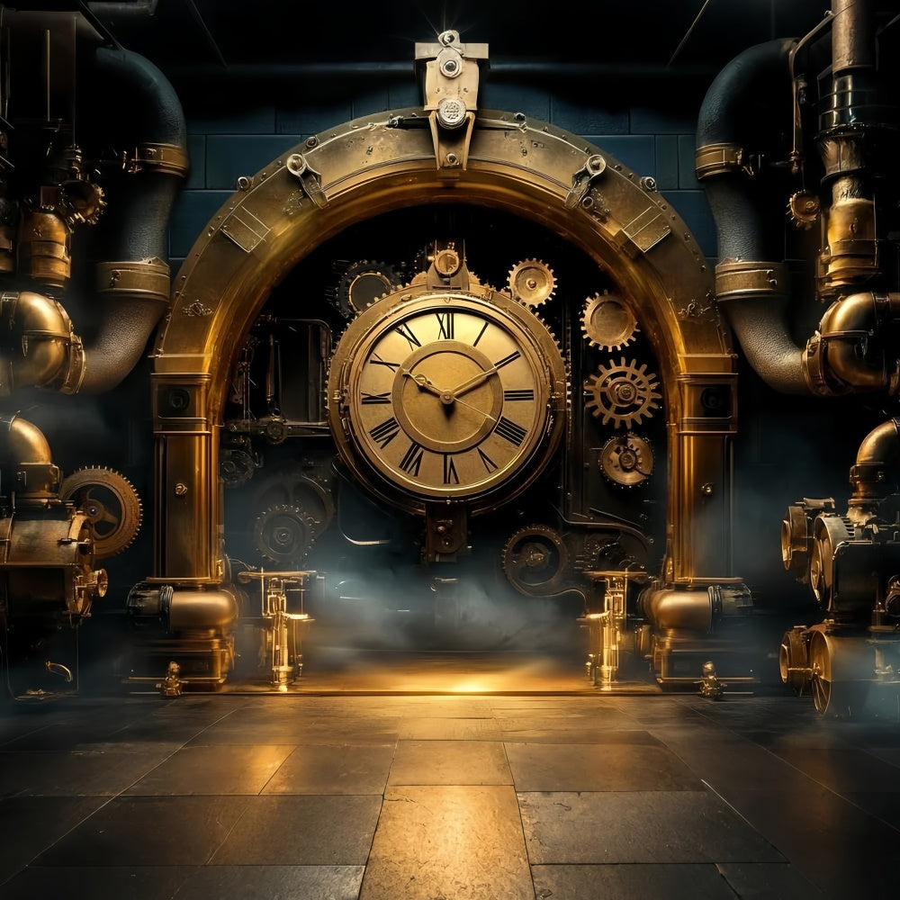 Victorian Backdrop Gothic Engine Room Vintage Backdrops UK CSH57-98