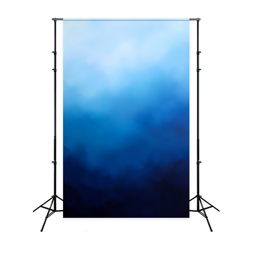 Yearbook Backdrop Gradient Sky Blue Flow Abstract Backdrops UK CSH58-185