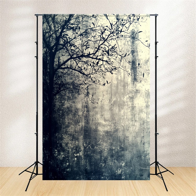 Halloween Backdrop Abstract Haunted Tree Texture Backdrop UK CSH6-114
