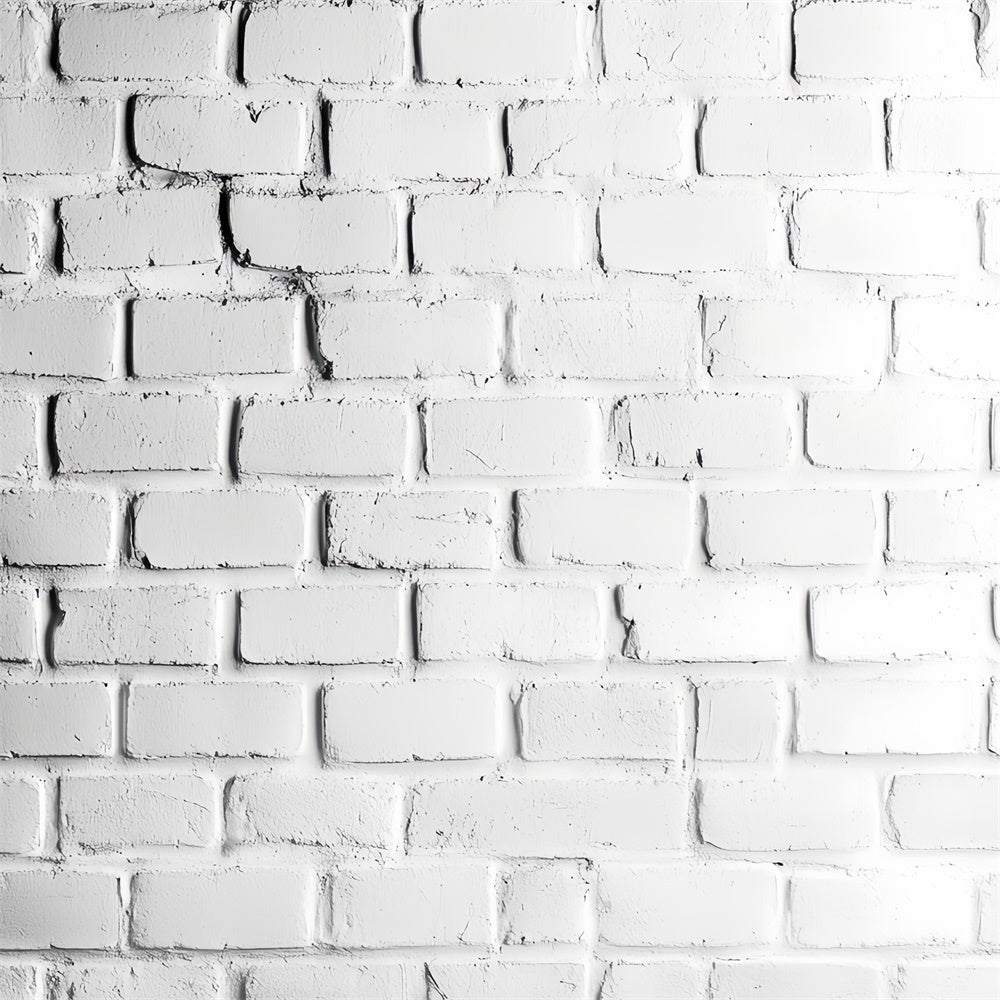 White Brick Wall Backdrop Classic Studio Brick Backdrop UK CSH6-154