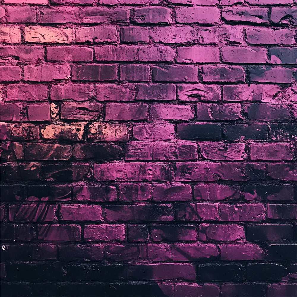 Brick Backdrops Midnight Violet Graffiti Wall Backdrop UK CSH6-158
