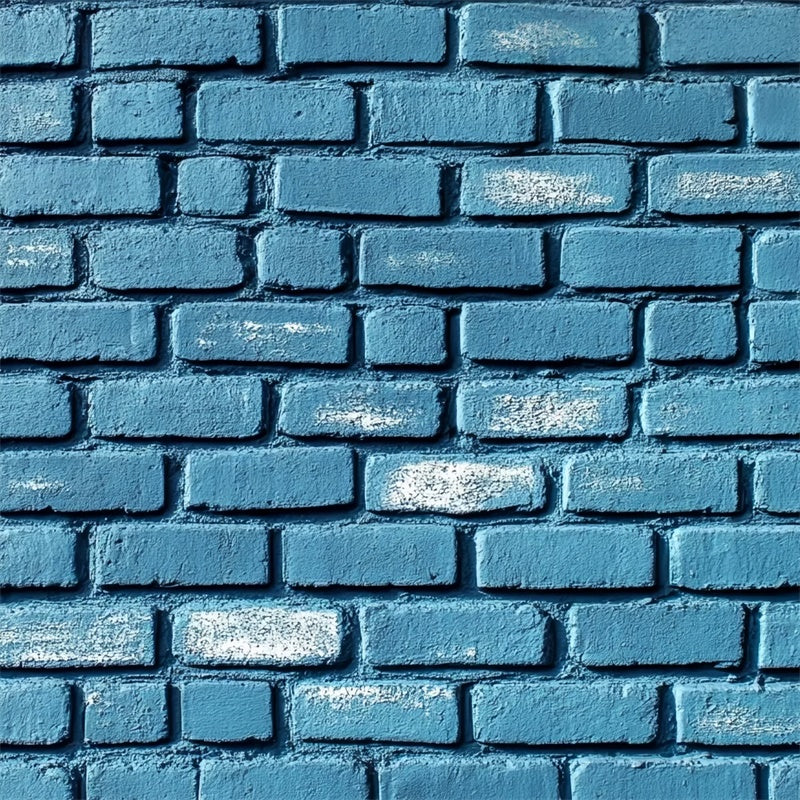 Brick Backdrop Photography Faded Indigo Street Wall Backdrop UK CSH6-160