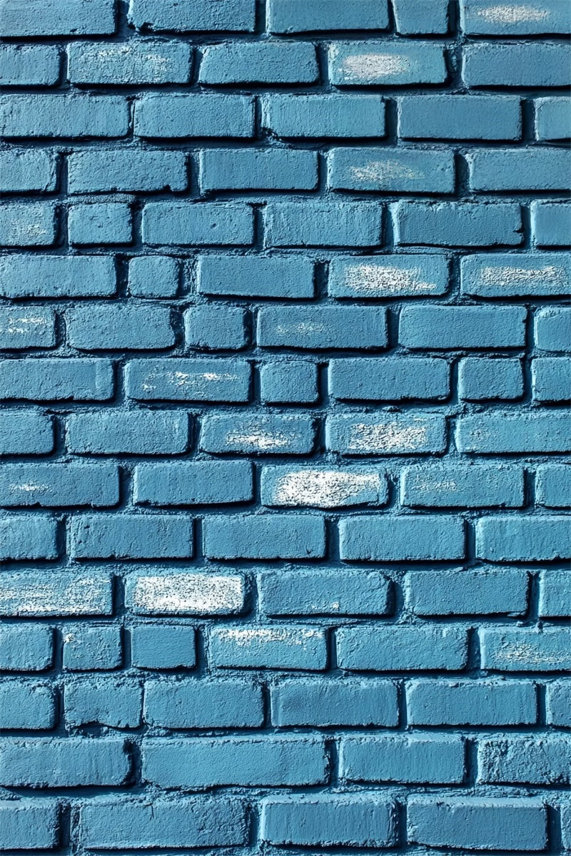 Brick Backdrop Photography Faded Indigo Street Wall Backdrop UK CSH6-160