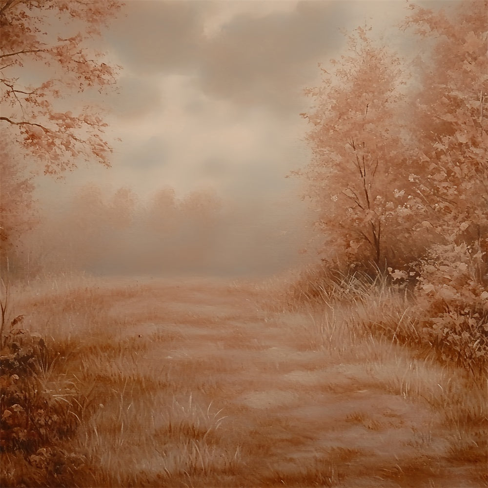 Forest Backdrop Photography Sepia Forest Dream Fall Backdrop UK CSH6-204