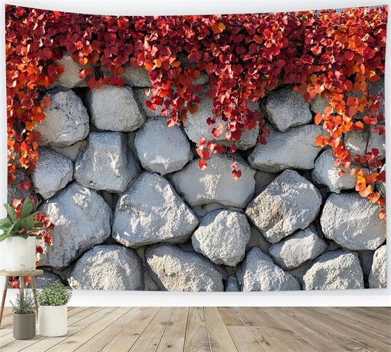 Autumn Photo Backdrop Simple Charm Fall Wall Backdrop UK CSH6-218