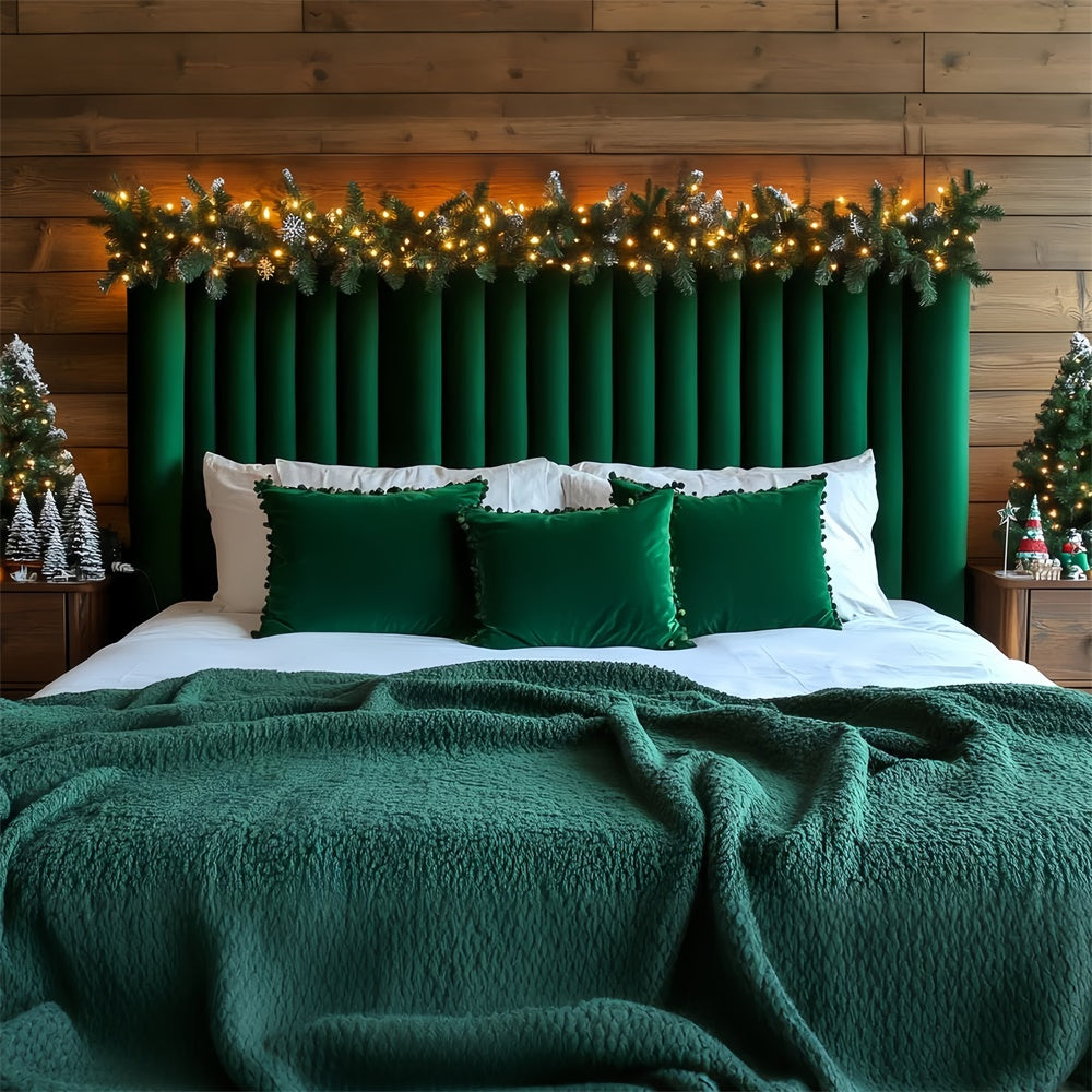 Christmas Backdrop Ideas Holiday Cabin Bedroom Backdrop UK CSH6-281