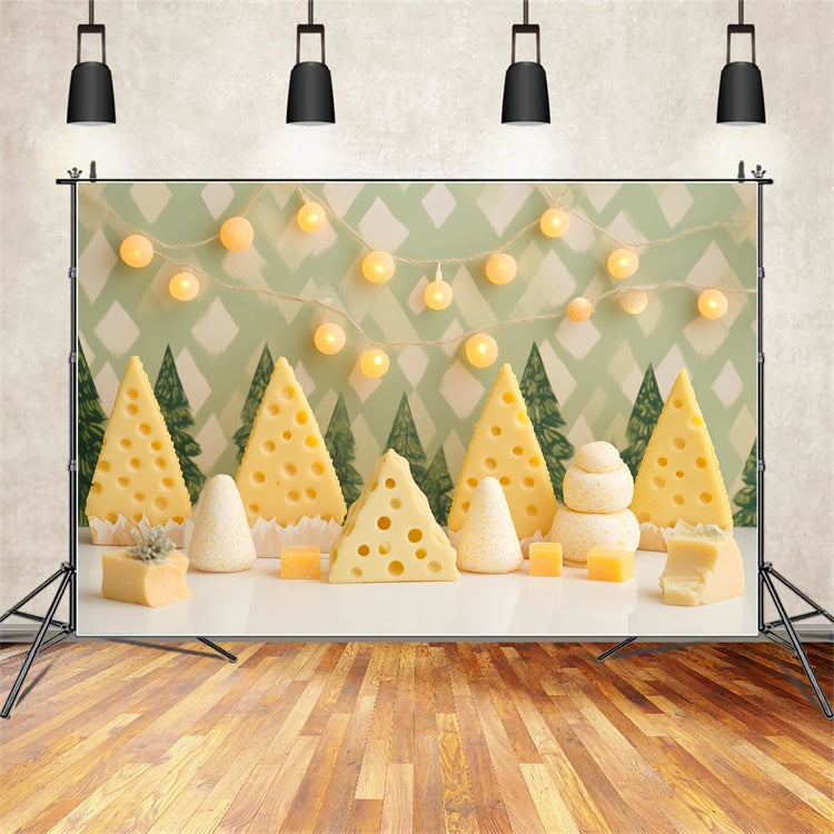 Cake Photography Backdrops Cute Cheese Grove Backdrop UK CSH6-313