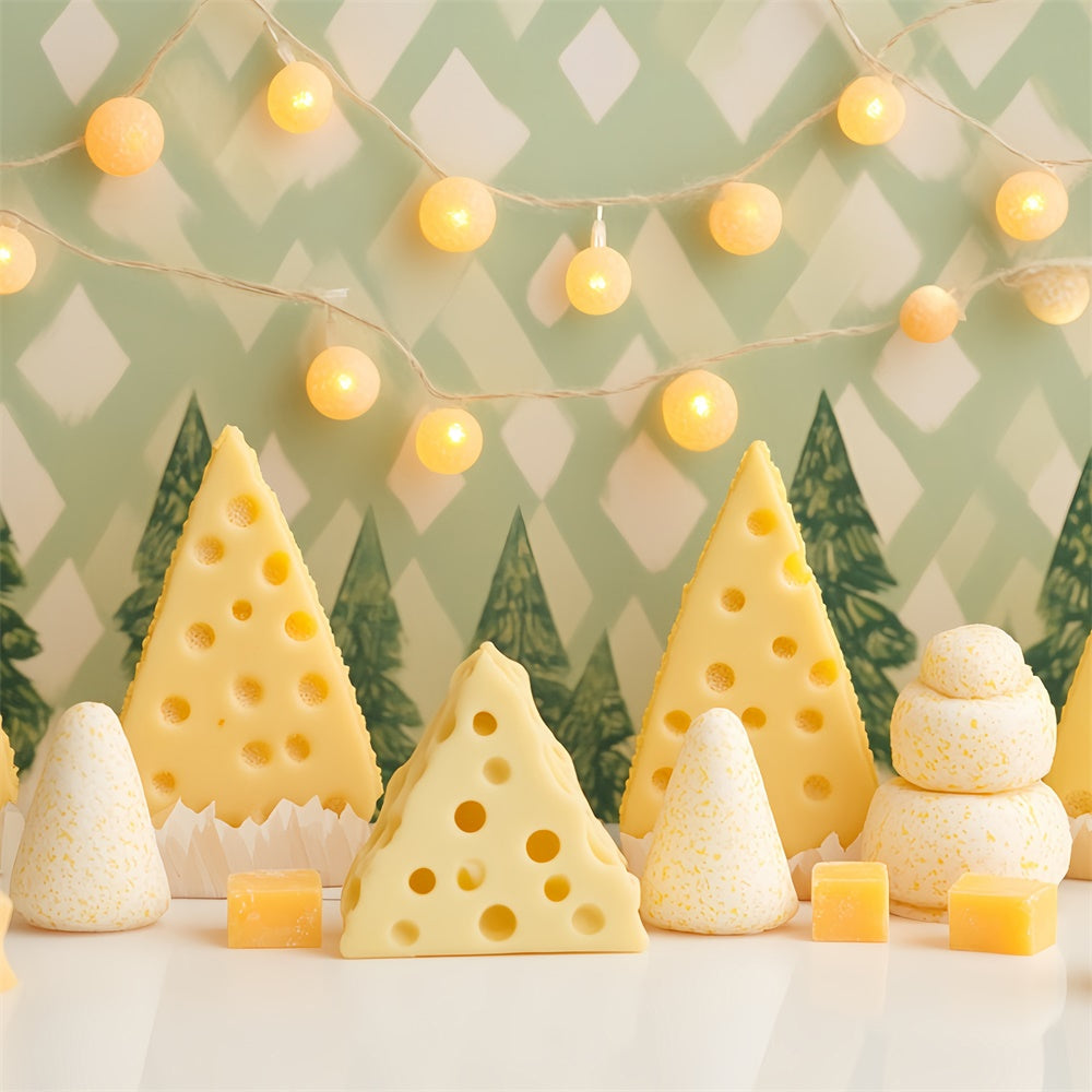 Cake Photography Backdrops Cute Cheese Grove Backdrop UK CSH6-313