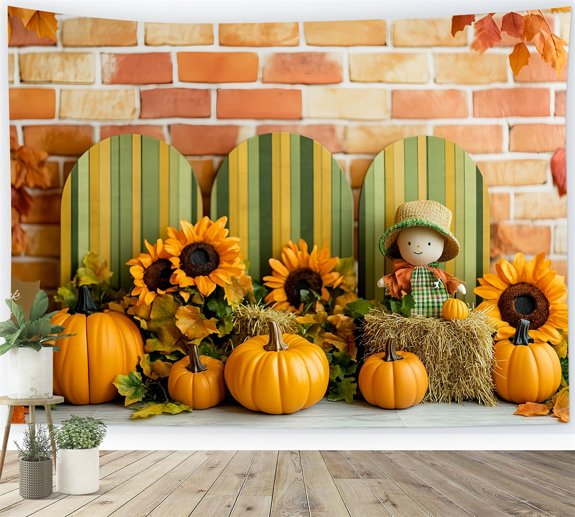 Cake Smash Backdrop Rustic Autumn Bloom Backdrop UK CSH6-316