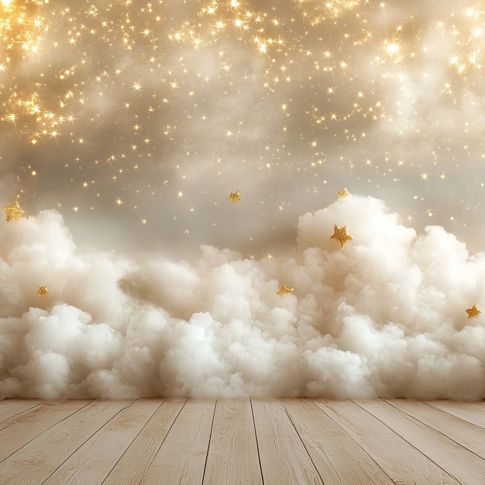 Cake Photography Backdrops Dreamy Sky Sparkle Backdrop UK CSH6-329