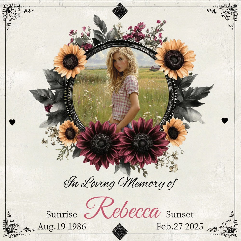 Memorial Backdrop Ideas Country Bloom Goodbye Custom Backdrop UK CSH6-367