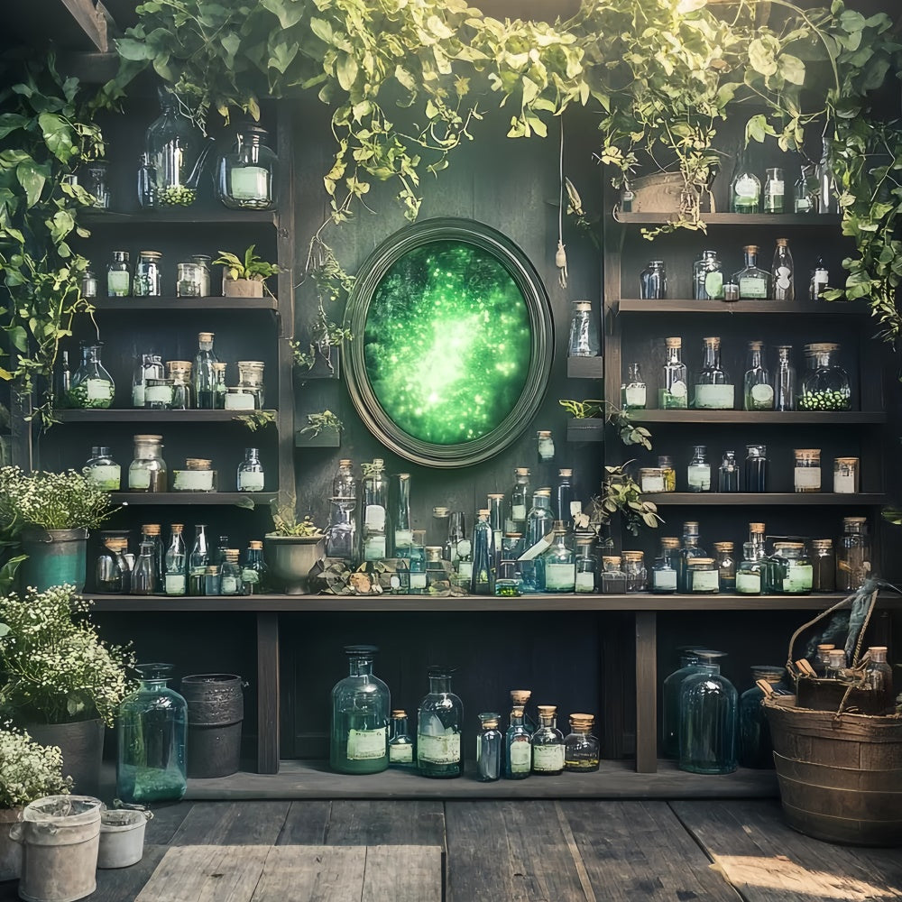 Halloween Backdrops Enchanted Potion Workshop Backdrop UK CSH6-91