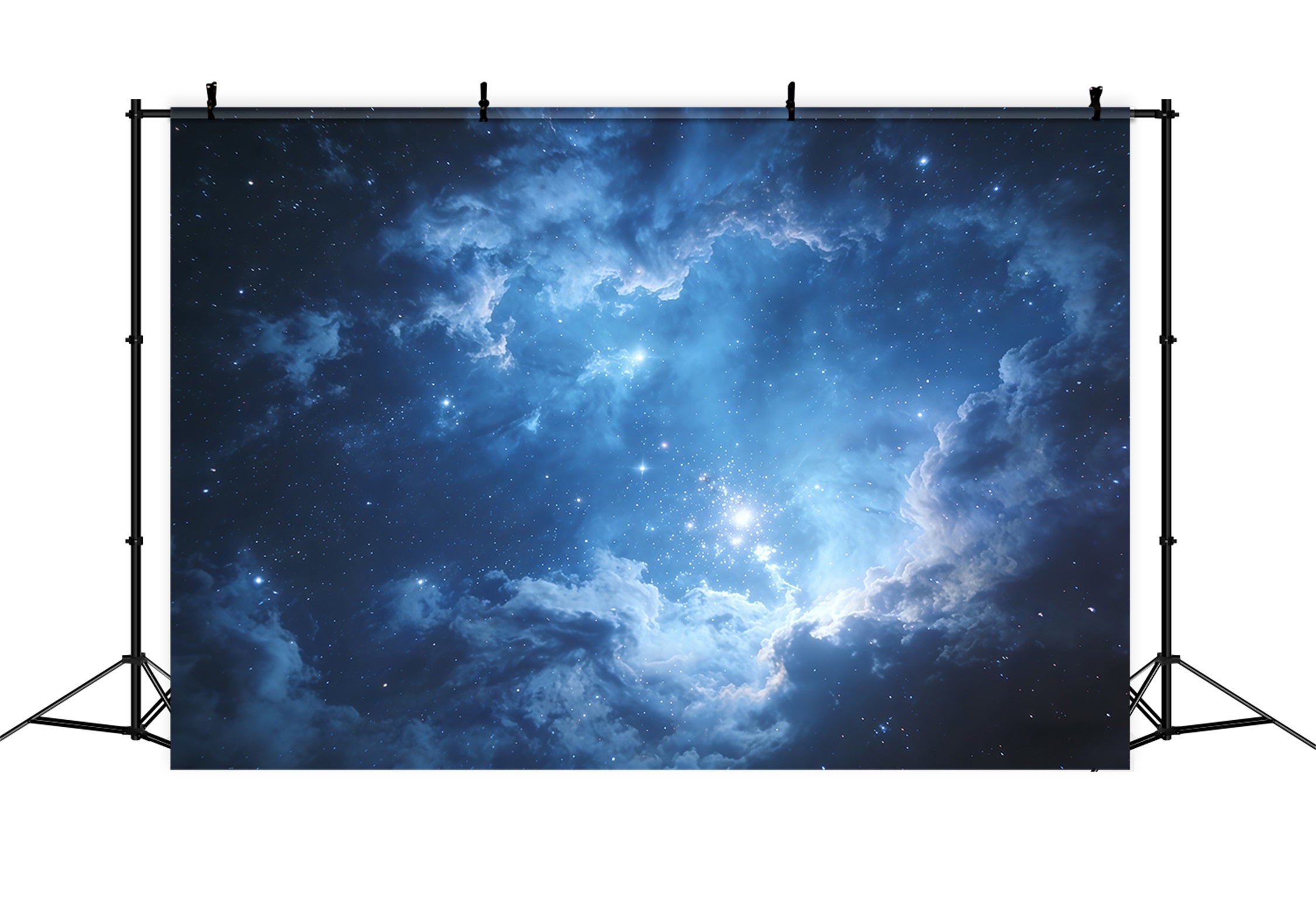 Sky Backdrop For Photography Blue Cosmic Star Space Cloud Backdrops UK CSH62-125