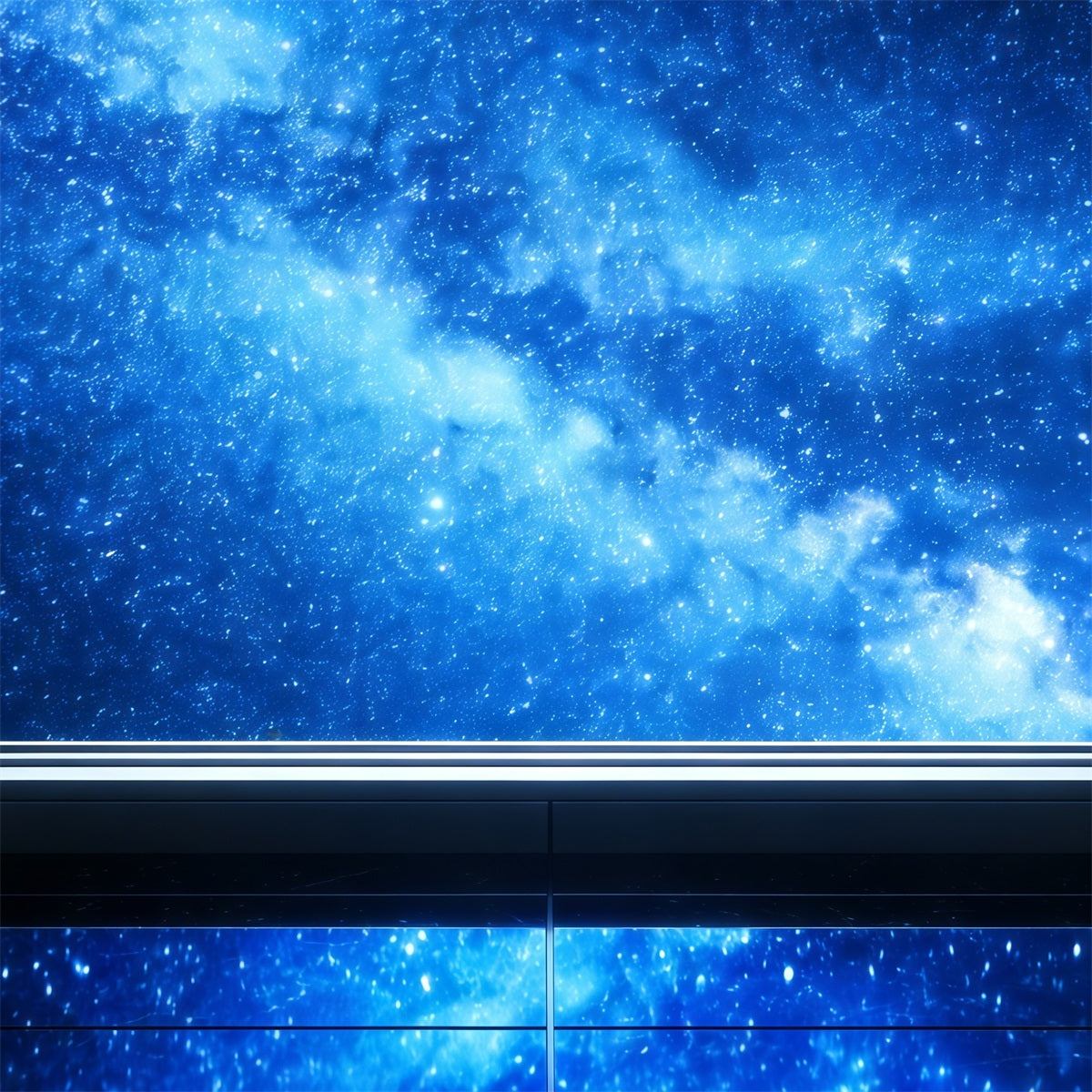 Sky Backdrop Photography Spaceship Window Star View Cloud Backdrops UK CSH62-132