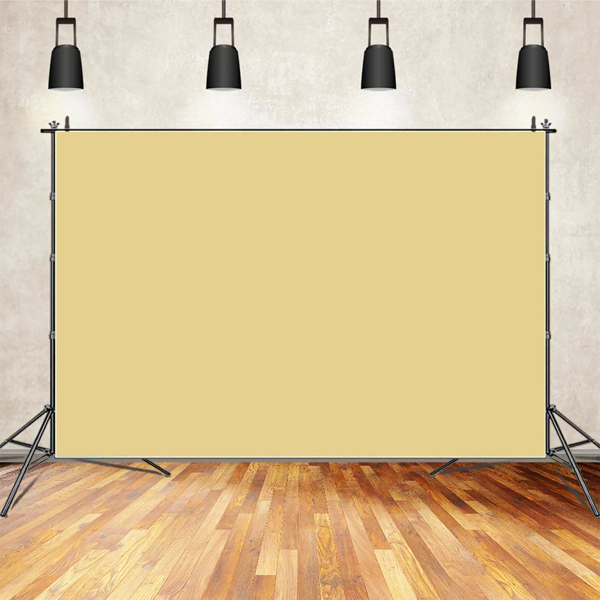 Yellow Photo Backdrop Soft Vanilla Yellow Warm Solid Color Backdrop UK CSH62-22