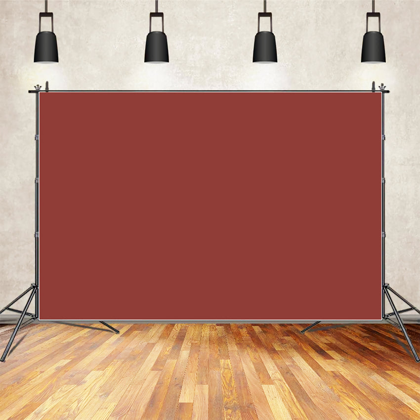 Red Photo Backdrop Deep Brick Red Classic Depth Solid Color Backdrop UK CSH62-24