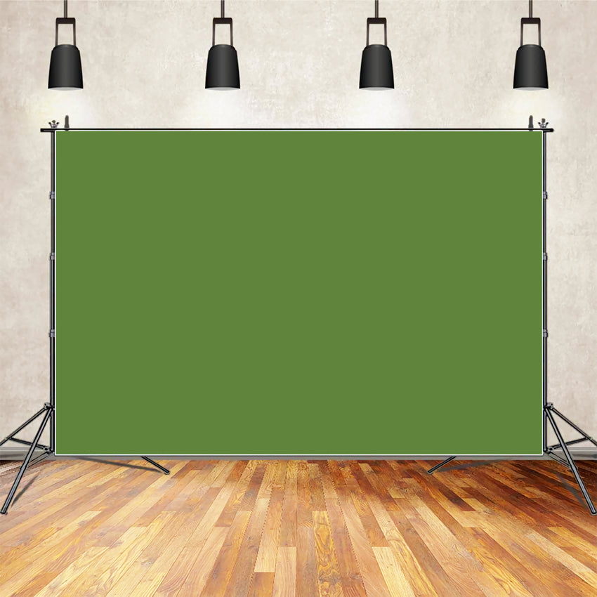 Green Photography Backdrop Olive Green Earthy Solid Shade Solid Backdrops UK CSH62-28