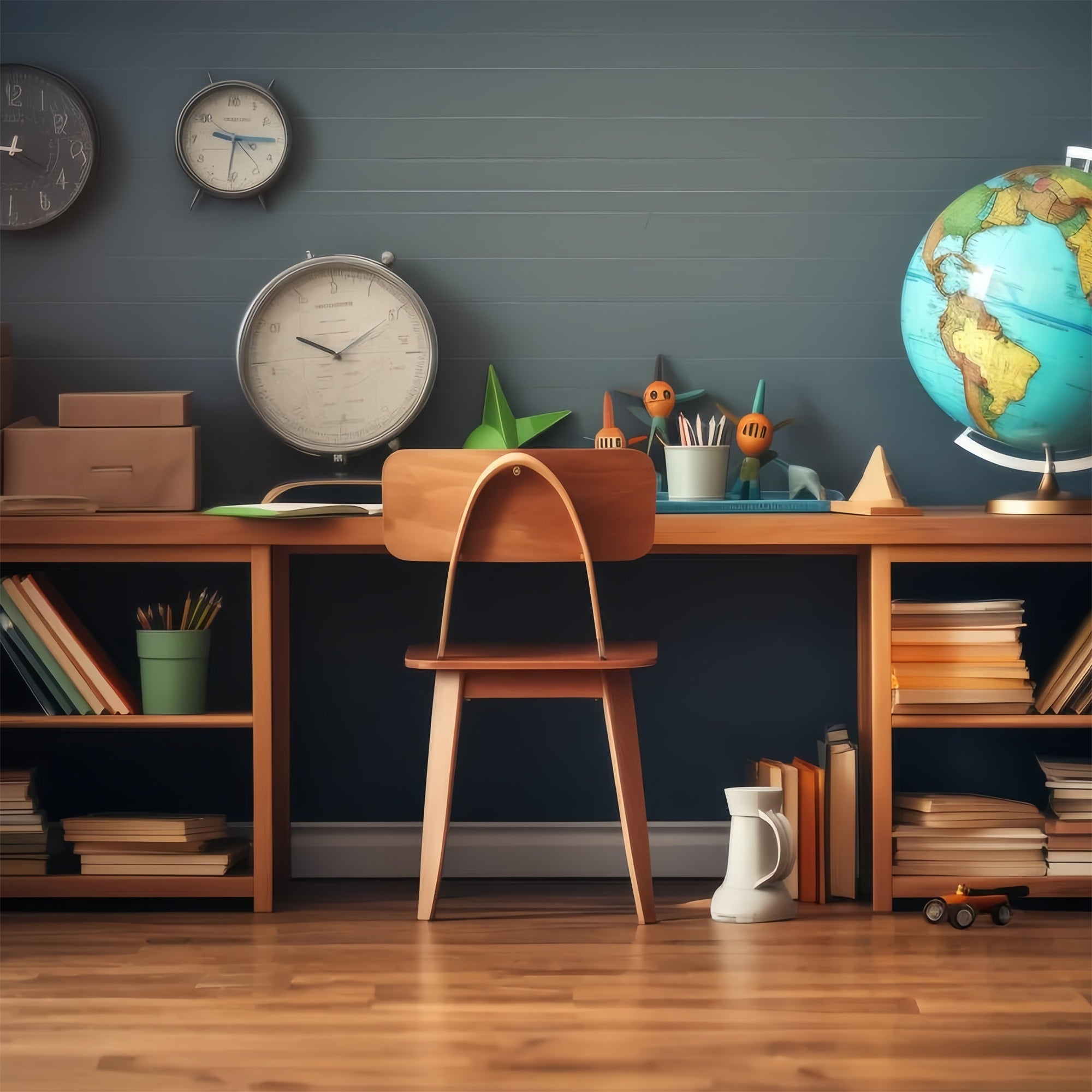 Backdrop Back To School Study Time Desk Backdrop UK GQ3-123