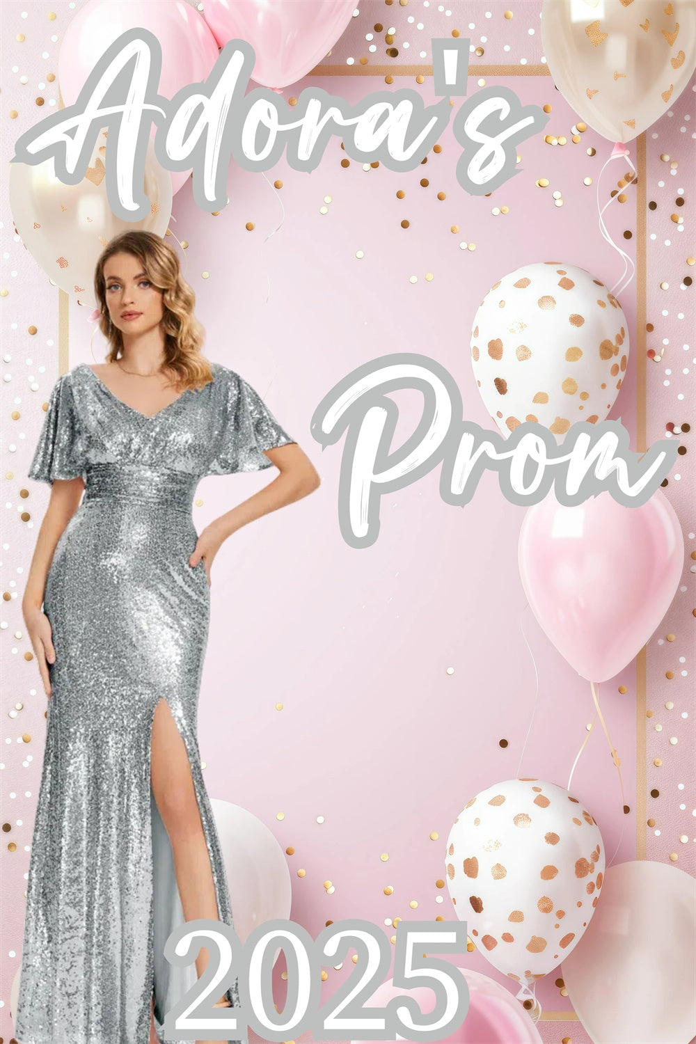 Customized Graduation Backdrop Sweet Pink Balloon Graduation Party Backdrop UK GQ3-253