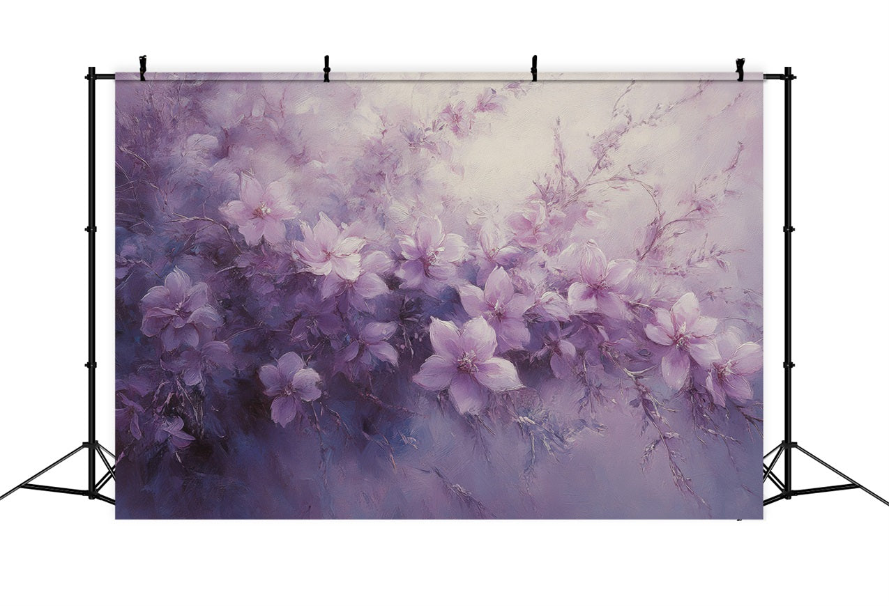 Purple Backdrops Artistic Bloom Photography Backdrop UK GQ4-26