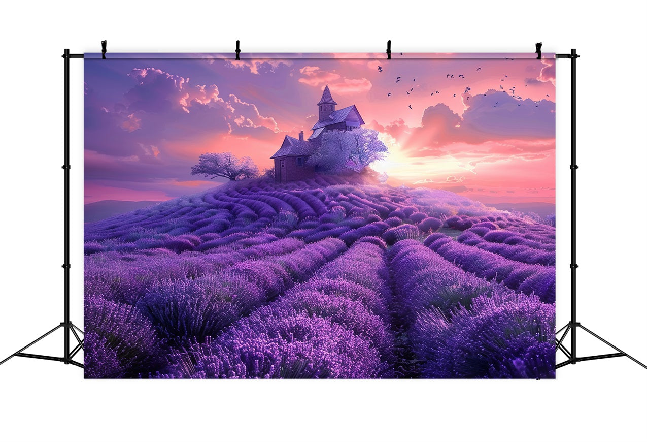 Lavender Backdrop Church Hill Photography Backdrop UK GQ4-30