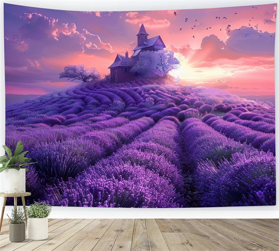 Lavender Backdrop Church Hill Photography Backdrop UK GQ4-30