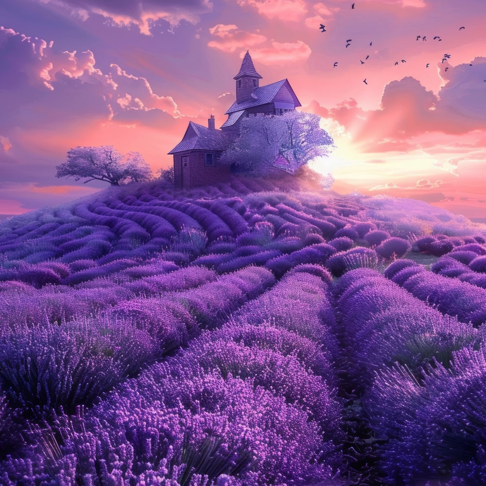 Lavender Backdrop Church Hill Photography Backdrop UK GQ4-30