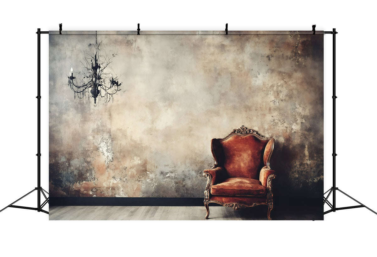 Vintage Backdrops For Photography Rustic Wall Chair Backdrop UK GQ4-312