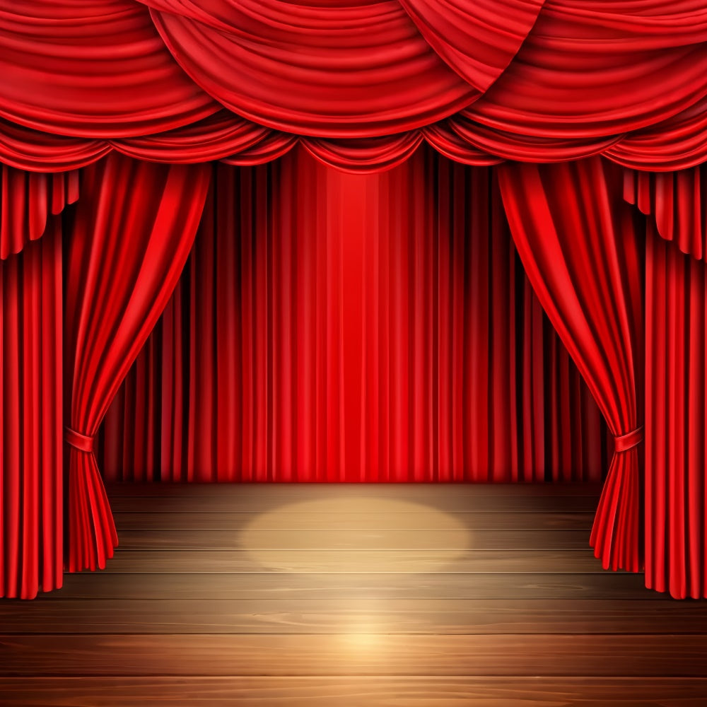 Backdrop Red Carpet Classic Red Curtain Stage Backdrop UK GQ4-80