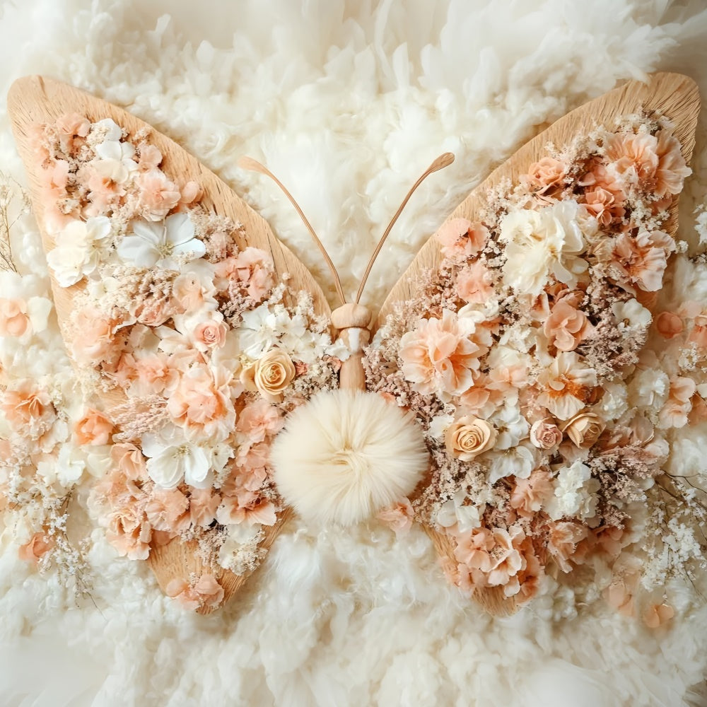 Butterfly Photo Backdrop Dreamy Petal Wings Kids Backdrop UK GQ5-151