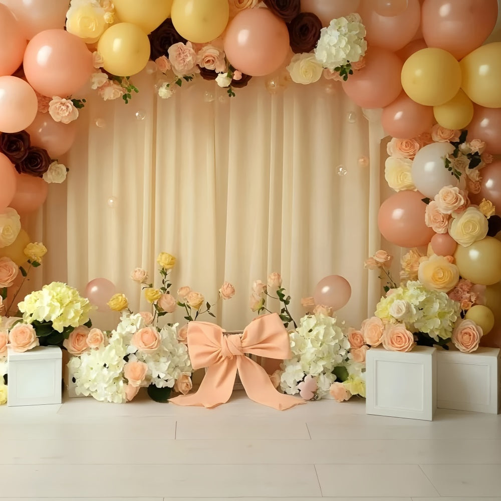 Newborn Photography Backdrops Pastel Flower Arch Backdrop UK GQ5-155