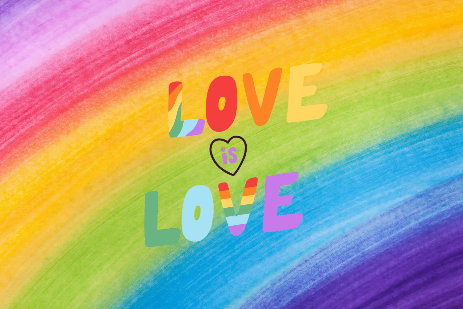 Pride Photo Backdrop Watercolor Pride Love Backdrop UK GQ5-232