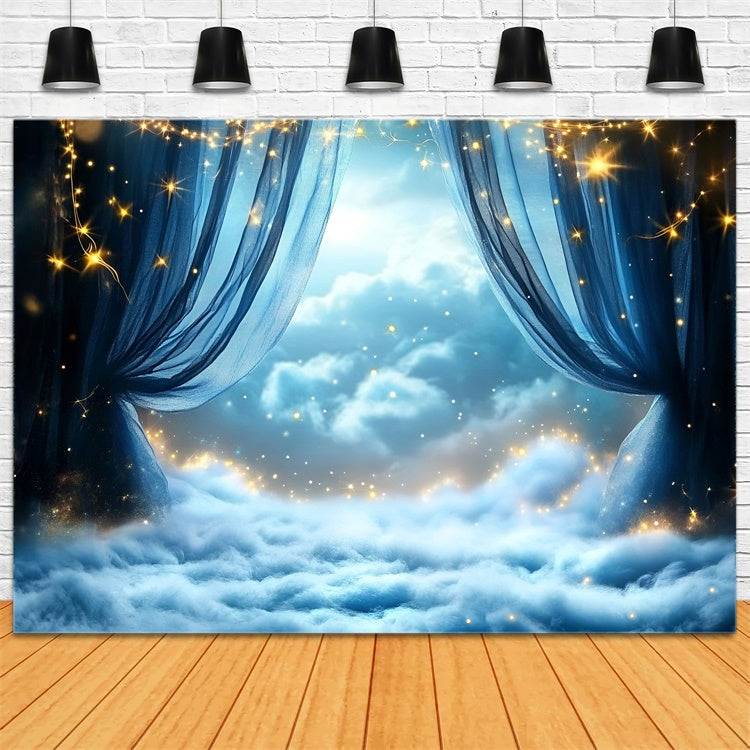 Starry Sky Backdrop Drapes Star Cloud Fantasy Backdrop UK GQ5-66