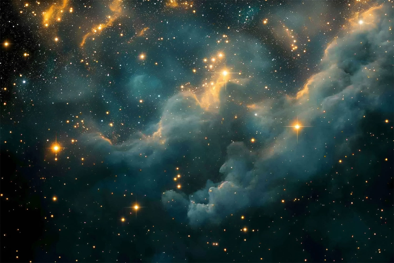 Starry Backdrop Galactic Sky Sparkle Glow Backdrop UK GQ5-67