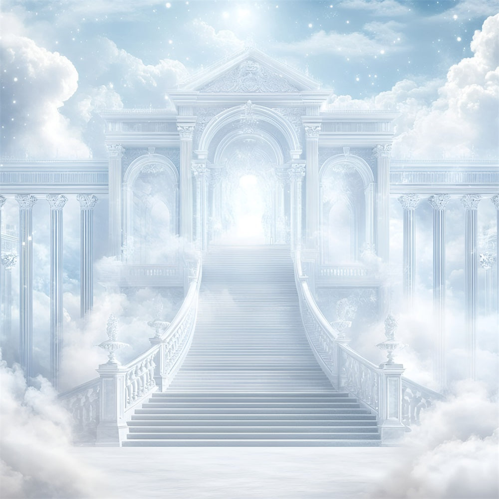 Cloudy Sky Backdrop Celestial Gate Dream Cloud Backdrop UK GQ57-112