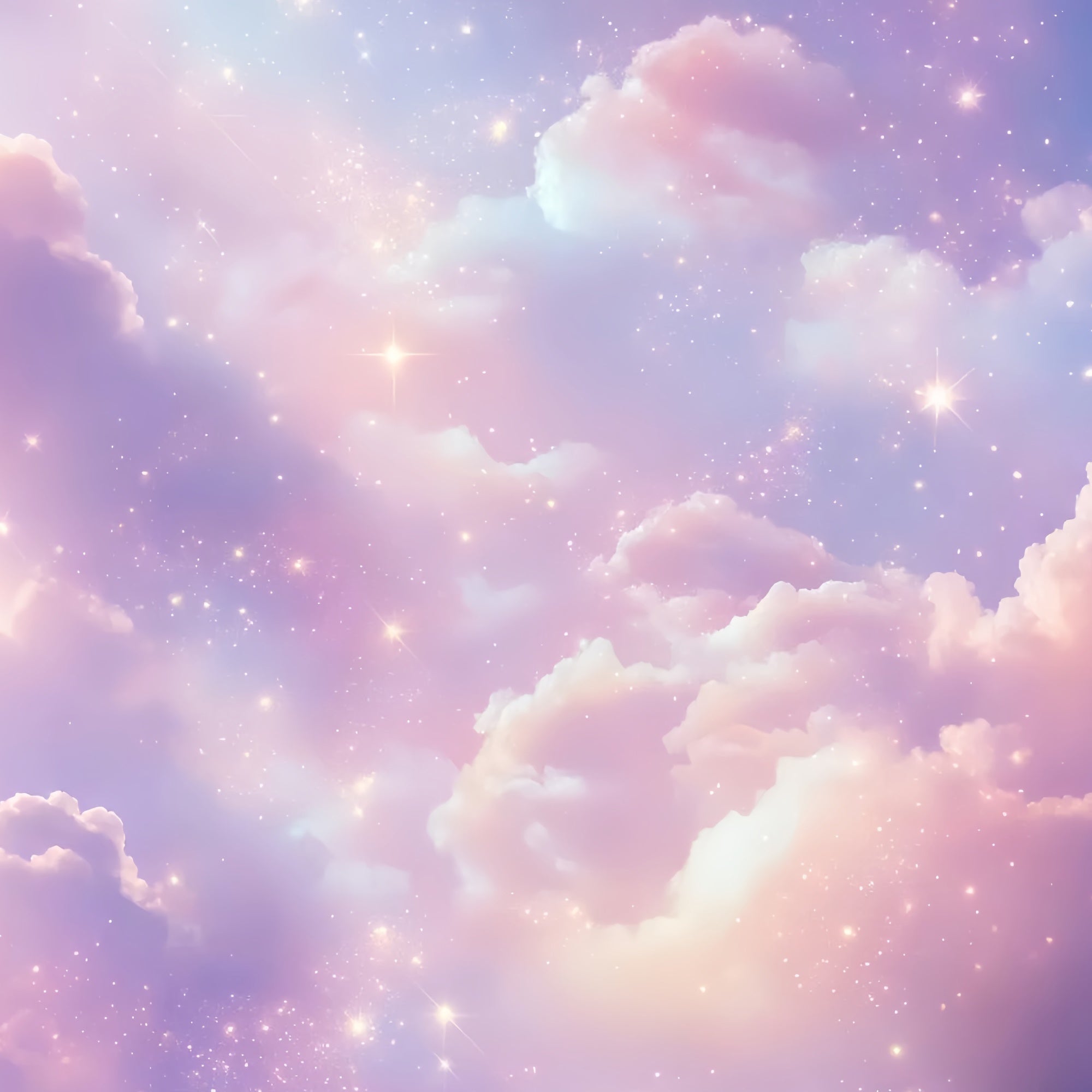 Cloud Backdrops Lavender Dream Sparkle Sky Backdrop UK GQ57-116