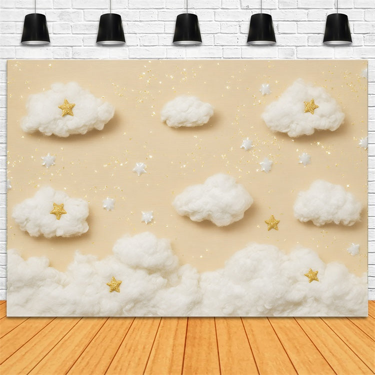 Clouds Photo Backdrop Sweet Star Cloud Backdrop UK GQ57-123