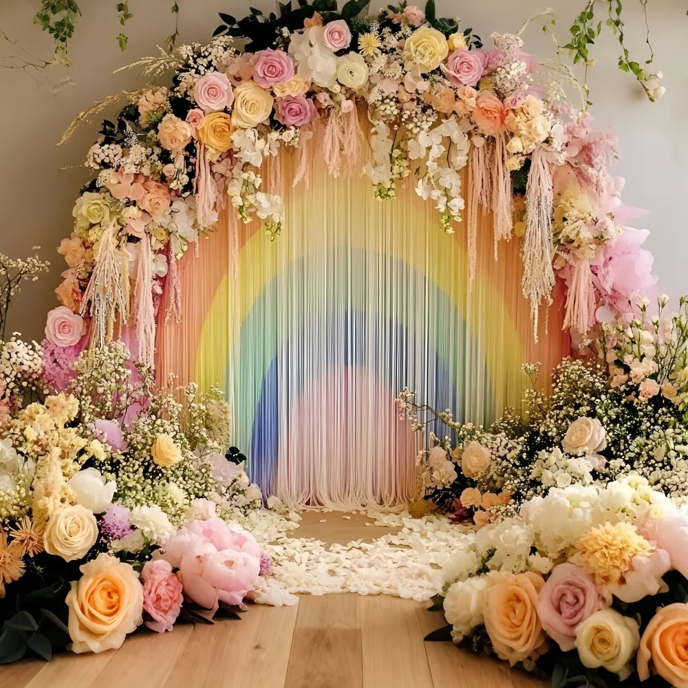 Bohemian Backdrop Pastel Festival Archway Backdrop UK GQ57-224