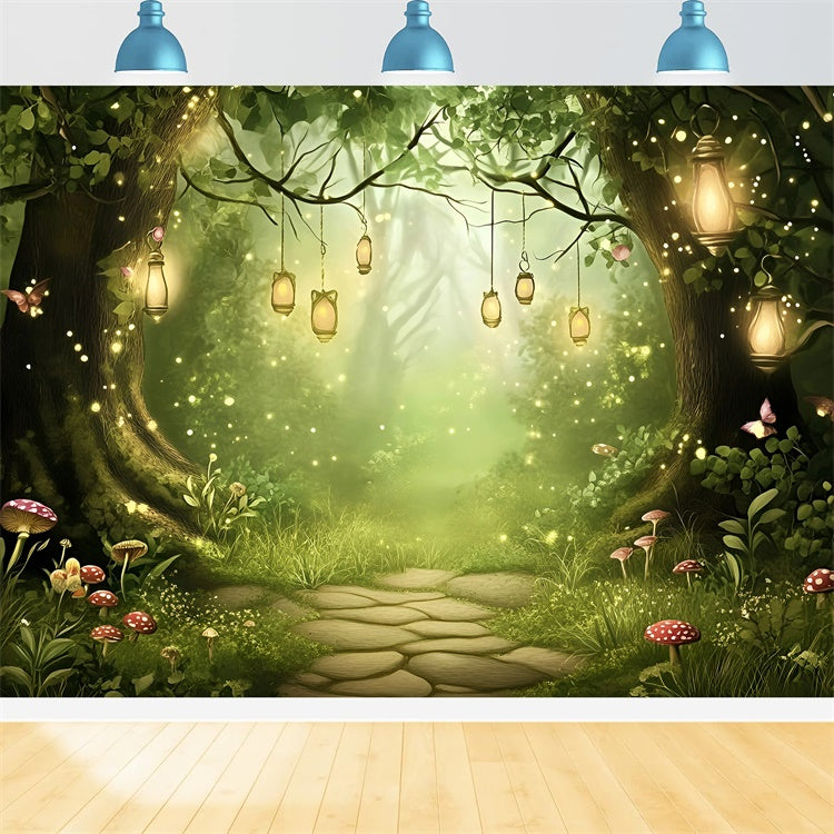 Fairytale Forest Backdrop Magical Grove Gateway Backdrop UK GQ57-79