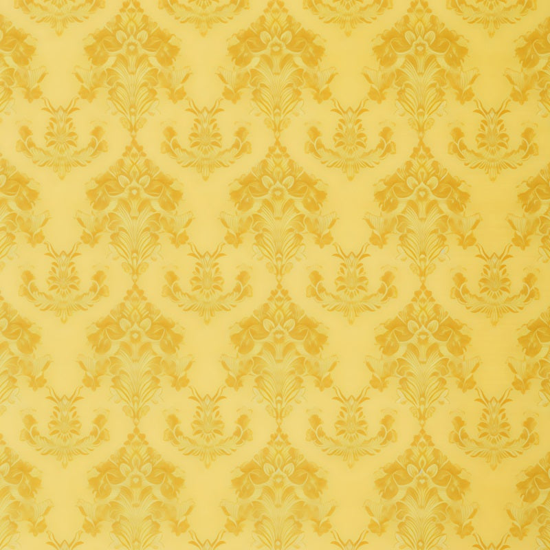 Yellow Backdrop Elegant Baroque Floral Damask Pattern Portrait Photography Background UK GQ58-74