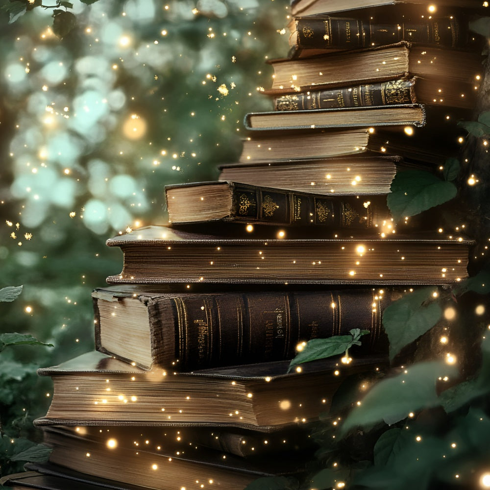 Back To School Backdrop Enchanted Book Glade Backdrop UK GQ6-128