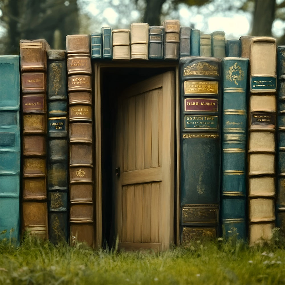 Back To School Backdrops Magical Book Gate Backdrop UK GQ6-130
