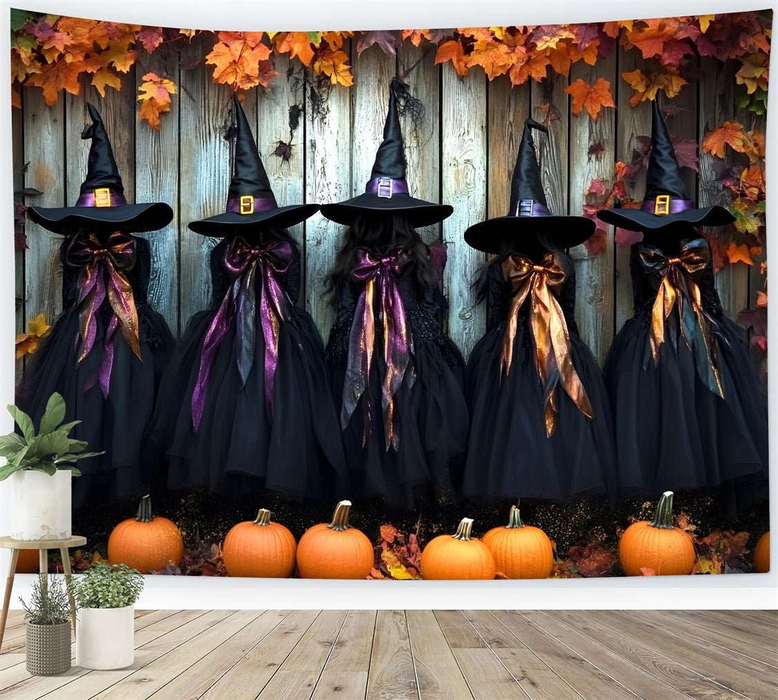 Halloween Witch Backdrop Spooky Witch Wardrobe Backdrop UK GQ6-251