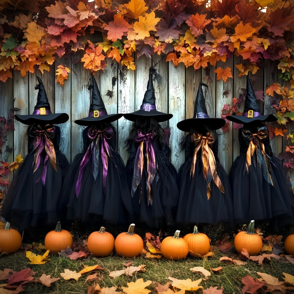 Halloween Witch Backdrop Spooky Witch Wardrobe Backdrop UK GQ6-251