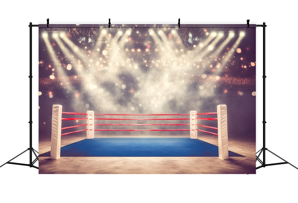 Boxing Backdrop Spotlight Boxing Arena Backdrop UK GQ6-259