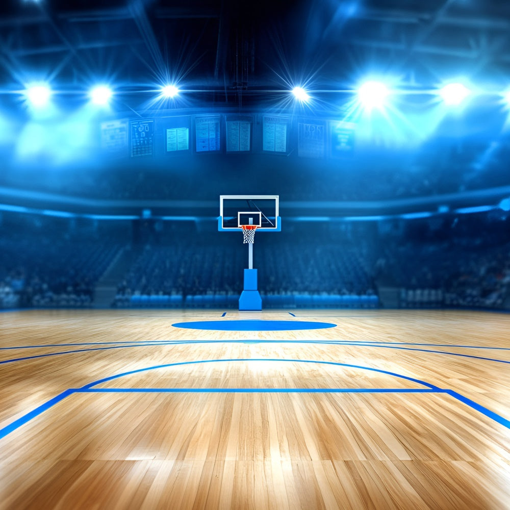 Basketball Backdrops Pro Court Spotlight Backdrop UK GQ6-263