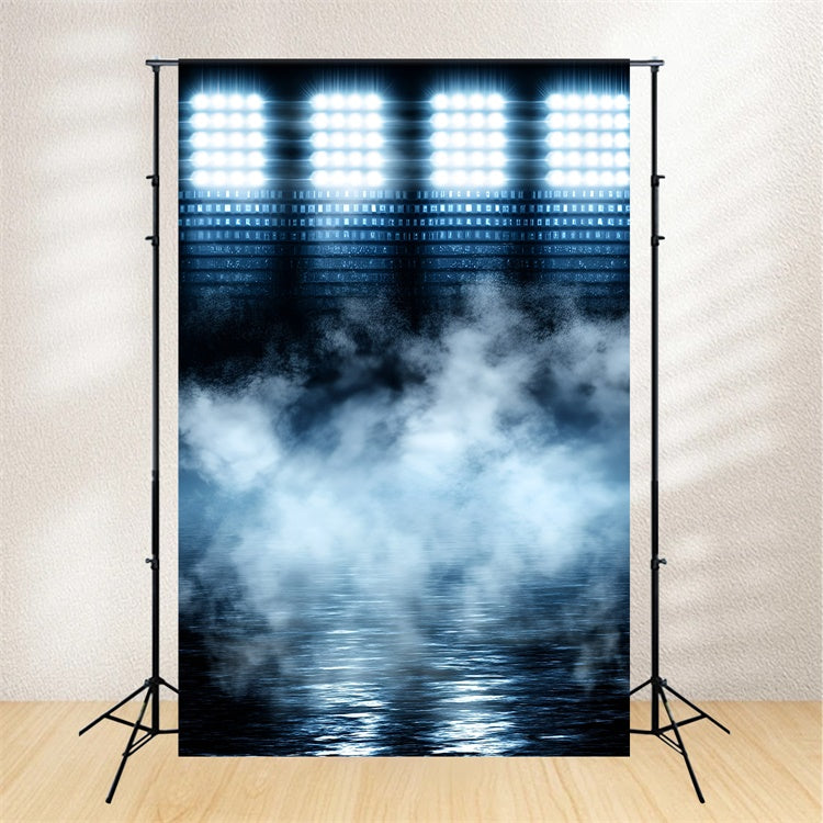 Sports Theme Backdrop Spotlight Mist Arena Backdrop UK GQ6-265