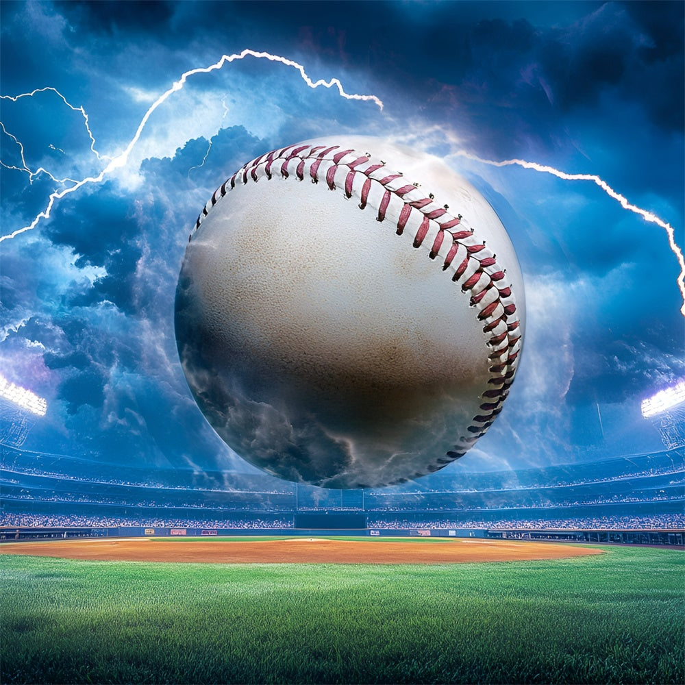 Baseball Photo Backdrop Storm Strike Baseball Backdrop UK GQ6-276